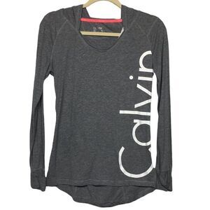 - Calvin Klein Performance Gray Lightweight Hoodie